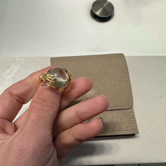 Awe inspired fortune teller ring Elegant Gold ring - Picture 6 of 9